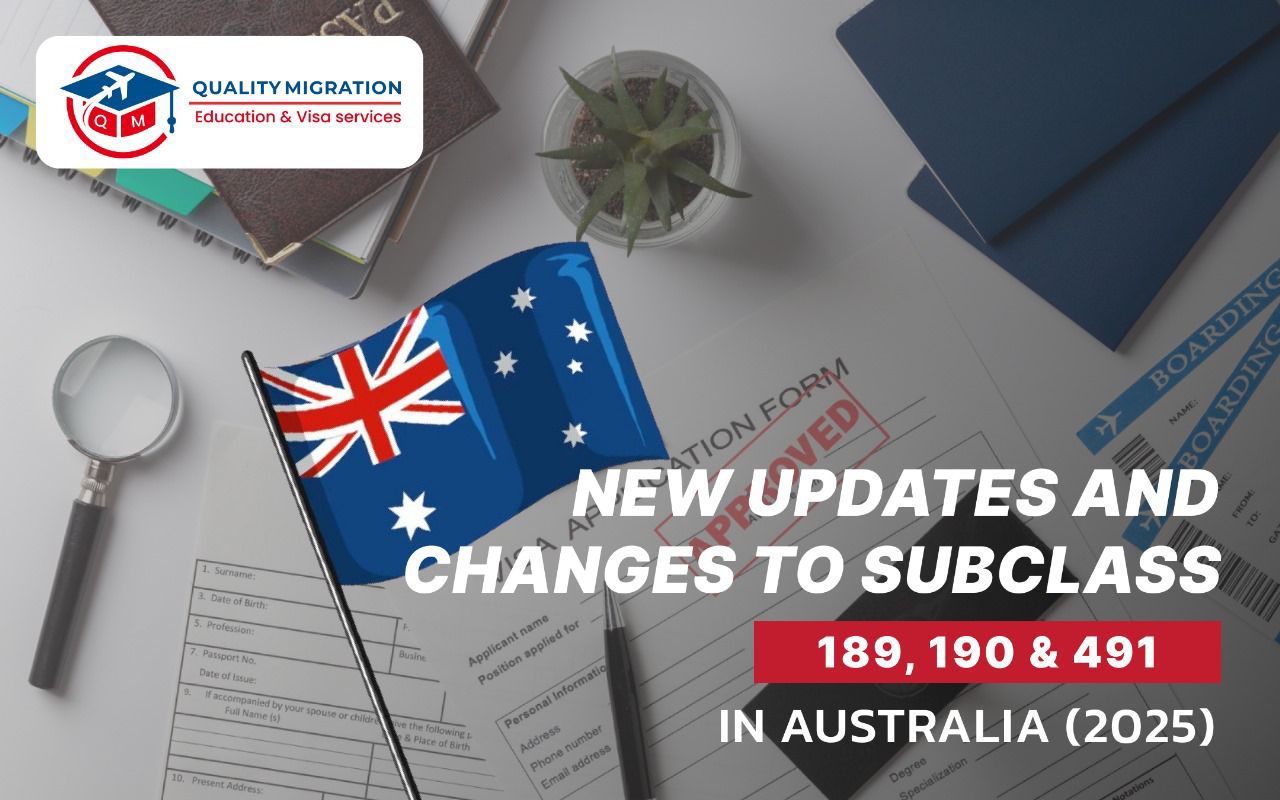 New Updates and Changes to Subclass 189, 190 & 491 Visas in Australia (2025)